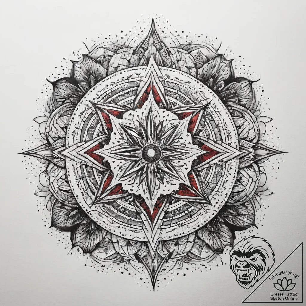 Tattoo sketch blessed universe, tattoo flash... - tattoo sketch (№1757654884_0, 12.09.2025 05:28) — tattoovalue.net