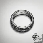 Tattoo sketch the lord of the rings one ring – tattoo sketch (№1757655666_0, 12.09.2025 05:41) — tattoovalue.net