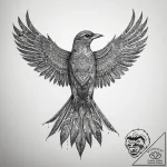 Tattoo sketch hieroglyphic symbol for “spirit… – tattoo sketch (№1757656054_0, 12.09.2025 05:47) — tattoovalue.net
