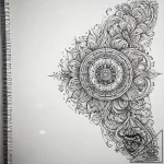 Tattoo sketch ruler with a design, tattoo dra… – tattoo sketch (№1757657421_0, 12.09.2025 06:10) — tattoovalue.net