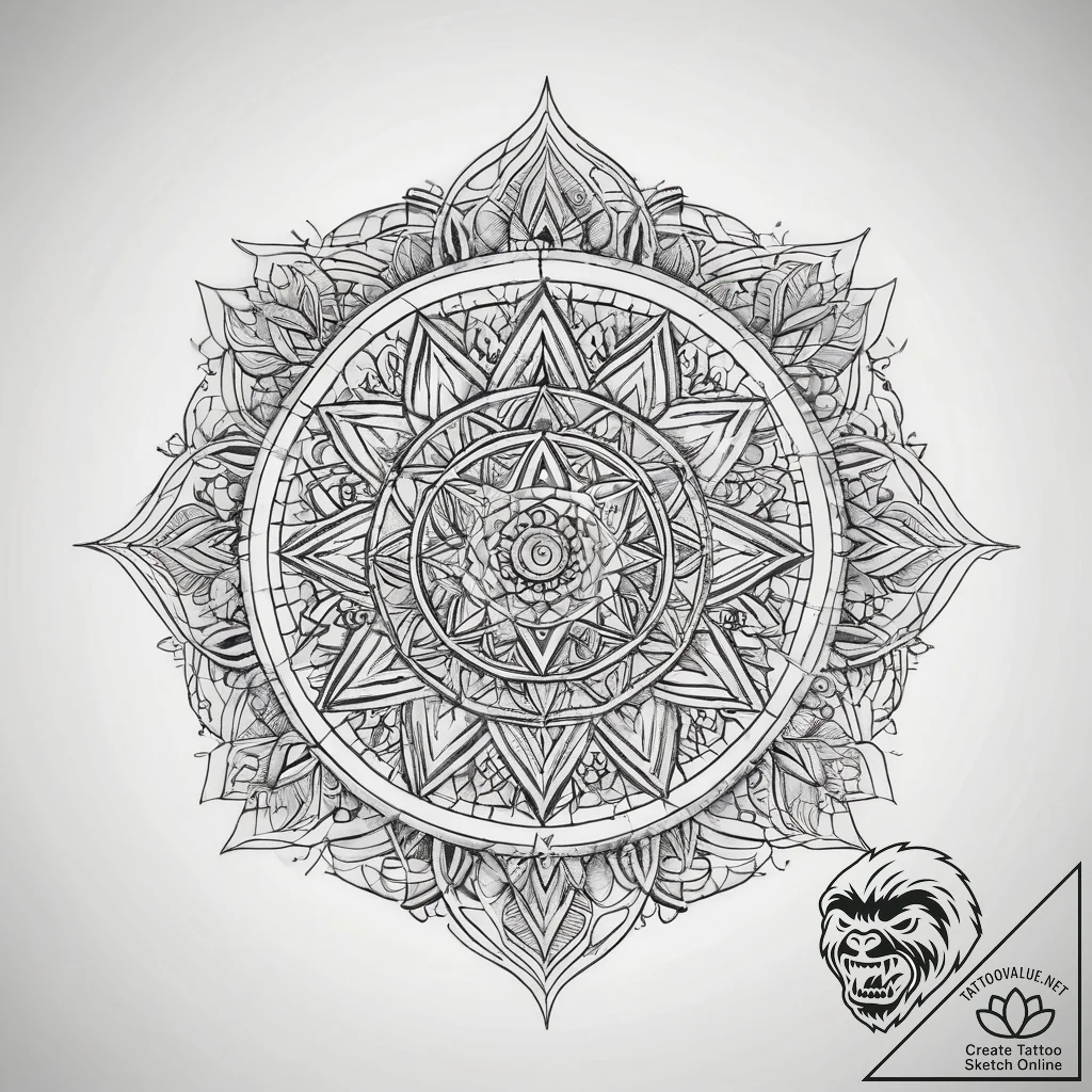 Tattoo sketch loop, tattoo drawing outline, g... - tattoo sketch (№1757658003_0, 12.09.2025 06:20) — tattoovalue.net