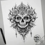 Tattoo sketch leg, tattoo drawing outline, bl… – tattoo sketch (№1757658198_0, 12.09.2025 06:23) — tattoovalue.net