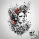 Tattoo sketch smoke, tattoo sketch design, bl… – tattoo sketch (№1757658394_0, 12.09.2025 06:26) — tattoovalue.net