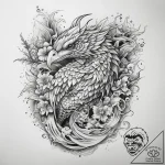Tattoo sketch summer tanager, tattoo flash sh… – tattoo sketch (№1757658784_0, 12.09.2025 06:33) — tattoovalue.net