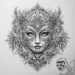 Tattoo sketch a symbolic emotion, tattoo sket… – tattoo sketch (№1757659370_0, 12.09.2025 06:42) — tattoovalue.net