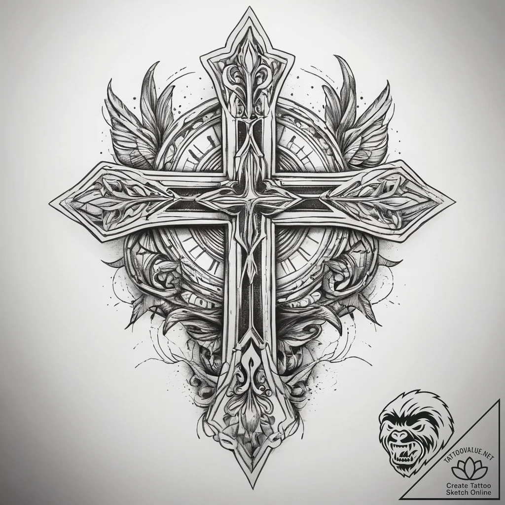 Tattoo sketch light, concept art for tattoo,... - tattoo sketch (№1757659757_0, 12.09.2025 06:49) — tattoovalue.net