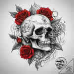 Tattoo sketch koschei the deathless with a ne… – tattoo sketch (№1757660340_0, 12.09.2025 06:59) — tattoovalue.net
