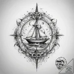 Tattoo sketch will-o’-the-wisp leading, tatto… – tattoo sketch (№1757663065_0, 12.09.2025 07:44) — tattoovalue.net