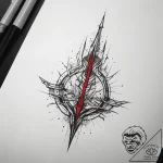 Tattoo sketch spire, concept art for tattoo,… – tattoo sketch (№1757663650_0, 12.09.2025 07:54) — tattoovalue.net