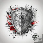 Tattoo sketch magical shield, tattoo sketch d… – tattoo sketch (№1757665602_0, 12.09.2025 08:26) — tattoovalue.net