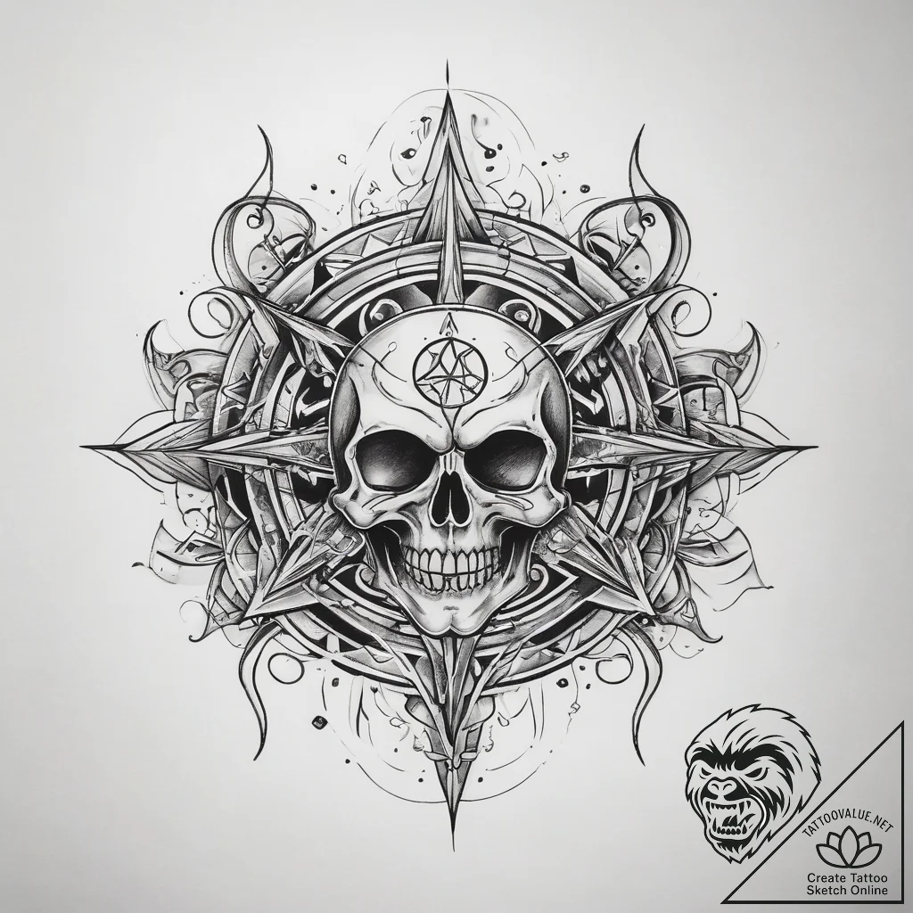 Tattoo sketch book of spells, ink illustratio... - tattoo sketch (№1757666769_0, 12.09.2025 08:46) — tattoovalue.net