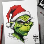 Tattoo sketch the grinch with a tail, tattoo… – tattoo sketch (№1757669696_0, 12.09.2025 09:34) — tattoovalue.net