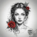 Tattoo sketch blessed scene, tattoo drawing o… – tattoo sketch (№1757671448_0, 12.09.2025 10:04) — tattoovalue.net