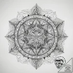 Tattoo sketch cosmic kingdom, tattoo line art… – tattoo sketch (№1757674371_0, 12.09.2025 10:52) — tattoovalue.net