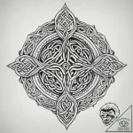 Tattoo sketch череп с кельтским узлом, artist… – tattoo sketch (№1757677677_0, 12.09.2025 11:47) — tattoovalue.net