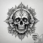 Tattoo sketch mind, ink illustration for tatt… – tattoo sketch (№1757680793_0, 12.09.2025 12:39) — tattoovalue.net