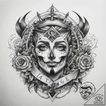 Tattoo sketch secret, tattoo flash sheet desi… – tattoo sketch (№1757681768_0, 12.09.2025 12:56) — tattoovalue.net