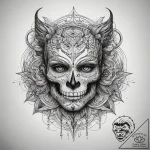 Tattoo sketch bond, tattoo line art, blackwor… – tattoo sketch (№1757682158_0, 12.09.2025 13:02) — tattoovalue.net