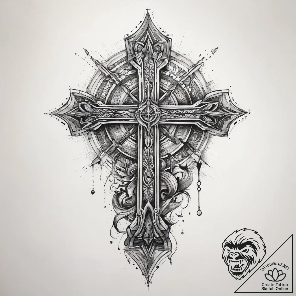 Tattoo sketch energy, concept art for tattoo,... - tattoo sketch (№1757682754_0, 12.09.2025 13:12) — tattoovalue.net