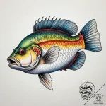 Tattoo sketch rock bass, artistic tattoo sket… – tattoo sketch (№1757684135_0, 12.09.2025 13:35) — tattoovalue.net
