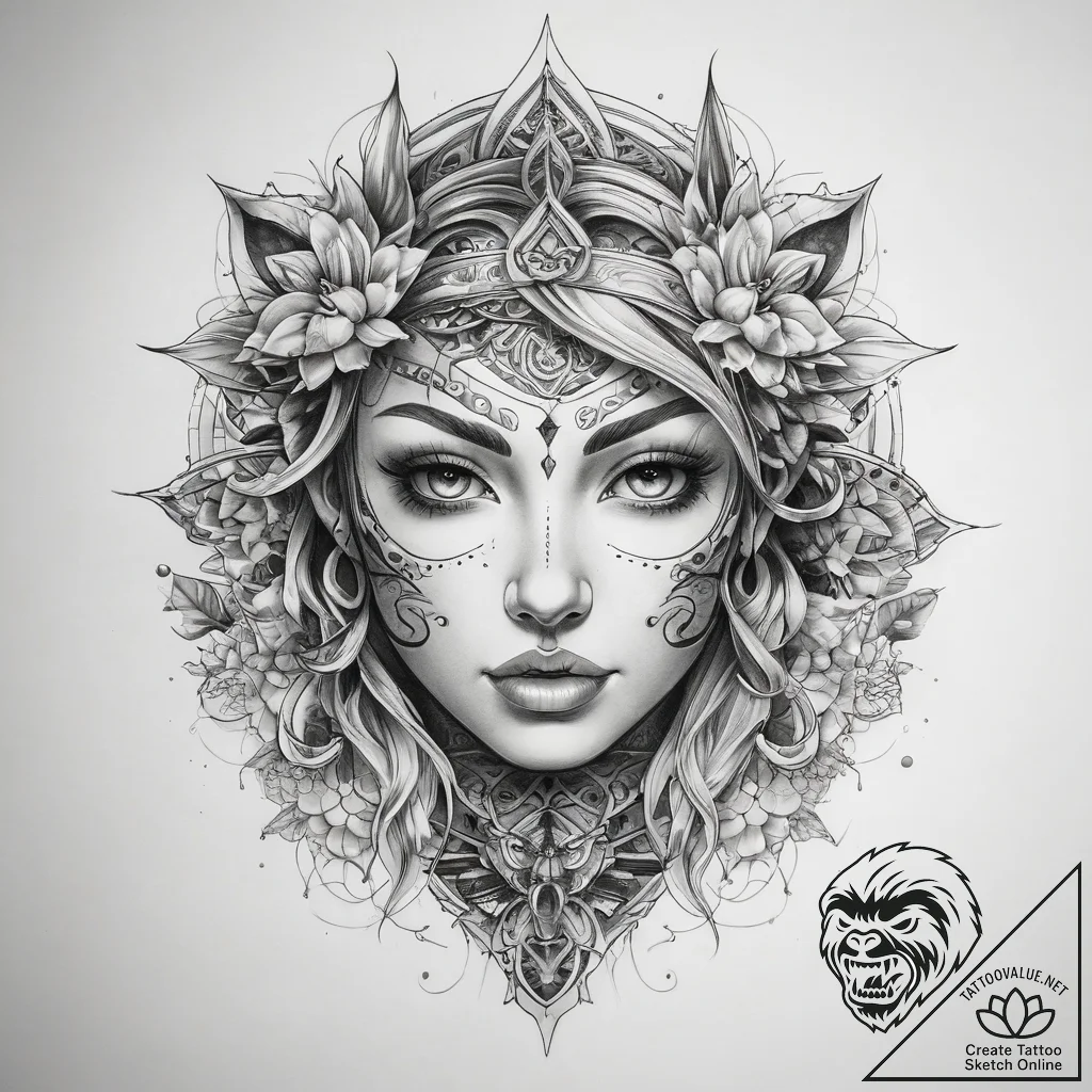 Tattoo sketch steel - tattoo sketch (№1757685359_0, 12.09.2025 13:55) — tattoovalue.net