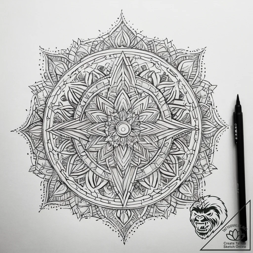 Tattoo sketch узор с кометой, tattoo drawing... - tattoo sketch (№1757686023_0, 12.09.2025 14:07) — tattoovalue.net