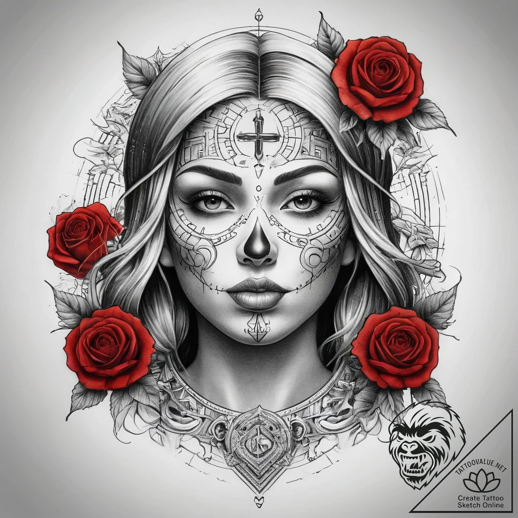 Tattoo sketch labyrinth, artistic tattoo sket... - tattoo sketch (№1757686999_0, 12.09.2025 14:23) — tattoovalue.net