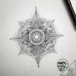 Tattoo sketch cosmic soul, tattoo sketch desi… – tattoo sketch (№1757688754_0, 12.09.2025 14:52) — tattoovalue.net