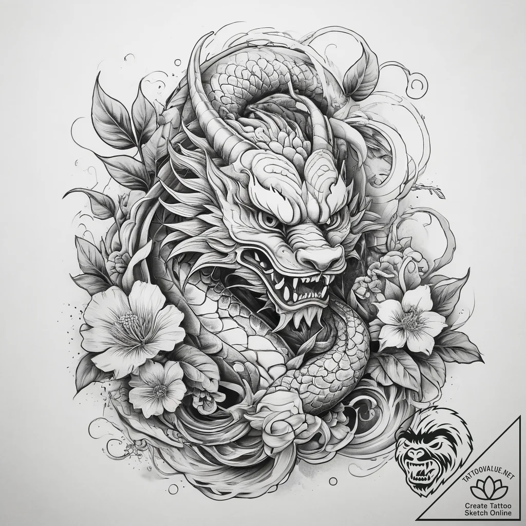 Tattoo sketch basil plant, artistic tattoo sk... - tattoo sketch (№1757692071_0, 12.09.2025 15:47) — tattoovalue.net