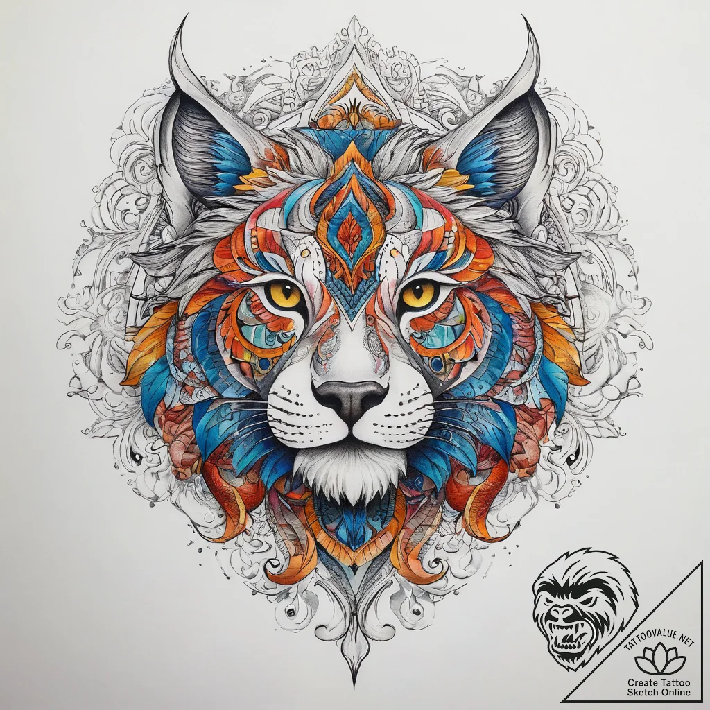 Tattoo sketch a symbolic animal, concept art... - tattoo sketch (№1757692461_0, 12.09.2025 15:54) — tattoovalue.net