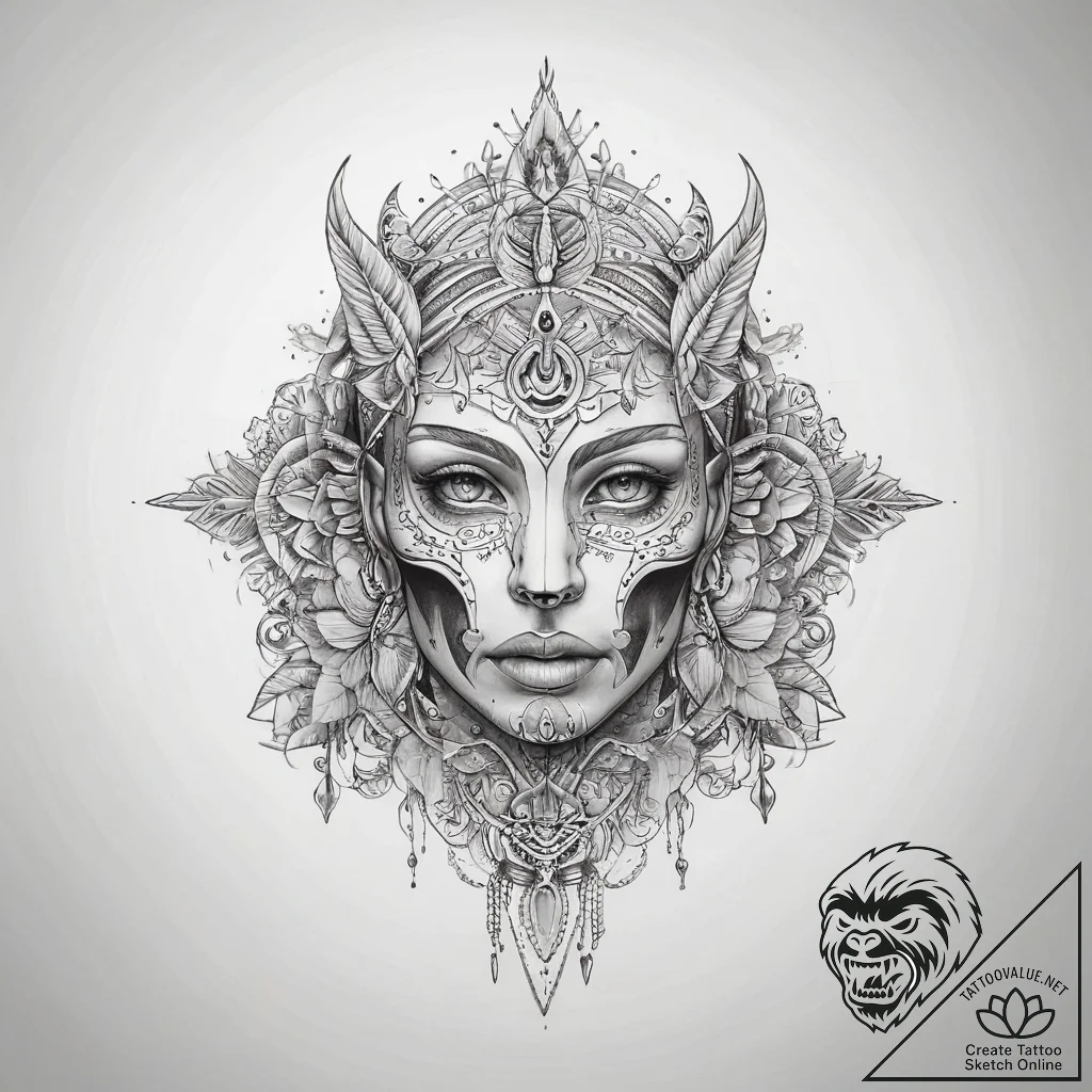 Tattoo sketch edge - tattoo sketch (№1757694410_0, 12.09.2025 16:26) — tattoovalue.net