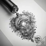 Tattoo sketch lamp on a table, tattoo sketch… – tattoo sketch (№1757701449_0, 12.09.2025 18:24) — tattoovalue.net