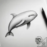 Tattoo sketch beluga whale, tattoo drawing ou… – tattoo sketch (№1757701644_0, 12.09.2025 18:27) — tattoovalue.net