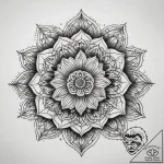 Tattoo sketch marigold flower, artistic tatto… – tattoo sketch (№1757702038_0, 12.09.2025 18:33) — tattoovalue.net