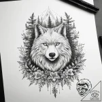 Tattoo sketch forest, tattoo flash sheet desi… – tattoo sketch (№1757702825_0, 12.09.2025 18:47) — tattoovalue.net