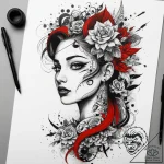 Tattoo sketch copy, tattoo sketch design, bla… – tattoo sketch (№1757704596_0, 12.09.2025 19:16) — tattoovalue.net