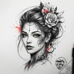 Tattoo sketch drawing pencil and sketchpad, a… – tattoo sketch (№1757704791_0, 12.09.2025 19:19) — tattoovalue.net