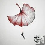 Tattoo sketch ginkgo leaf, tattoo drawing out… – tattoo sketch (№1757706375_0, 12.09.2025 19:46) — tattoovalue.net