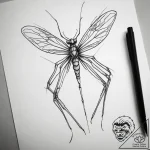 Tattoo sketch daddy long-legs, tattoo line ar… – tattoo sketch (№1757708747_0, 12.09.2025 20:25) — tattoovalue.net
