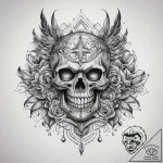 Tattoo sketch blessed narrative, ink illustra… – tattoo sketch (№1757709722_0, 12.09.2025 20:42) — tattoovalue.net