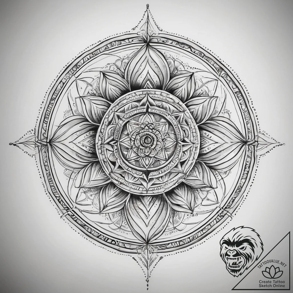 Tattoo sketch face, artistic tattoo sketch, s... - tattoo sketch (№1757710906_0, 12.09.2025 21:01) — tattoovalue.net