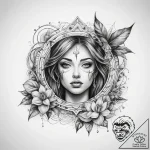 Tattoo sketch oasis – tattoo sketch (№1757713271_0, 12.09.2025 21:41) — tattoovalue.net