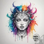 Tattoo sketch spiritual friend, tattoo line a… – tattoo sketch (№1757713864_0, 12.09.2025 21:51) — tattoovalue.net