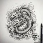 Tattoo sketch cosmic source, concept art for… – tattoo sketch (№1757717214_0, 12.09.2025 22:46) — tattoovalue.net