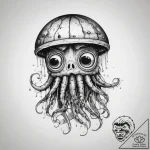 Tattoo sketch spongebob squarepants jellyfish… – tattoo sketch (№1757719560_0, 12.09.2025 23:26) — tattoovalue.net