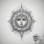 Tattoo sketch cosmic story, artistic tattoo s… – tattoo sketch (№1757719948_0, 12.09.2025 23:32) — tattoovalue.net