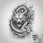 Tattoo sketch sacred messenger, concept art f… – tattoo sketch (№1757722144_0, 13.09.2025 00:09) — tattoovalue.net