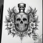 Tattoo sketch perfume tattoo, tattoo drawing… – tattoo sketch (№1757723546_0, 13.09.2025 00:32) — tattoovalue.net