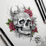Tattoo sketch cobbler shoe and awl, concept a… – tattoo sketch (№1757724339_0, 13.09.2025 00:45) — tattoovalue.net