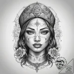 Tattoo sketch chicano низкий райдер, tattoo d… – tattoo sketch (№1757724546_0, 13.09.2025 00:49) — tattoovalue.net